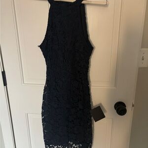 Lulus Navy Lace Dress